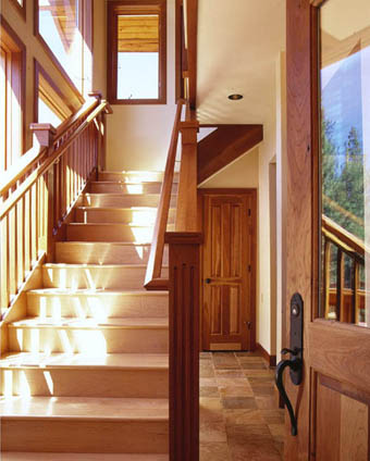 inside stairs